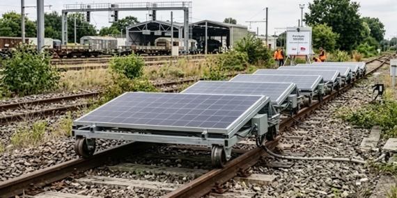 Fransa Demiryolu İşletmecisi SNCF Atıl Hatlarda Güneş Enerjisi Santrali Denemelerine Başladı